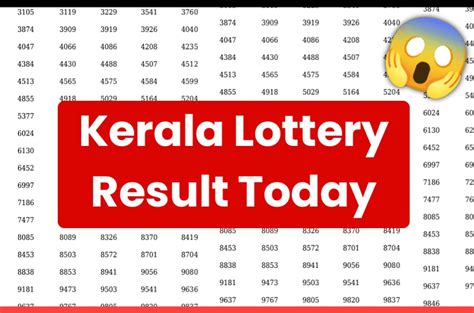 kerala lottery today guessing number 4|Kerala Lottery Result Today LIVE: Nirmal NR.